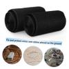Angoily 4pcs Cable Raceway Cord Hider Electric Cord Management Floor Cover Adhesive Strips for Wires view 2