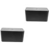 Angoily 2pcs Cable Management Box Plastic Organizer for Power Strip Under Desk Storage Cord Organizer Outlet Cover for Office view 1