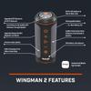 Bushnell Wingman 2 Golf Speaker with GPS - Remote Controlled Voice GPS Distances, Music, 40,000+ Courses, BITE Magnetic Cart Mount - Bundle with PlayBetter Protective Wingman Pouch view 4