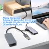 2.5GB USB Ethernet Adapter for Laptop, USB 3.0 to 2.5G Ethernet Adapter, High Speed Plug and Play Portable USB 3.2 USB AM to 2.5Gbps Ethernet Adapter for for OS X view 2