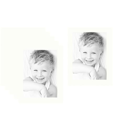 ArtToFrames 12.5x18 Polar White/Porcelain Custom Mat for Picture Frame with 8.5x14 opening size (Mat Only, Frame NOT Included)