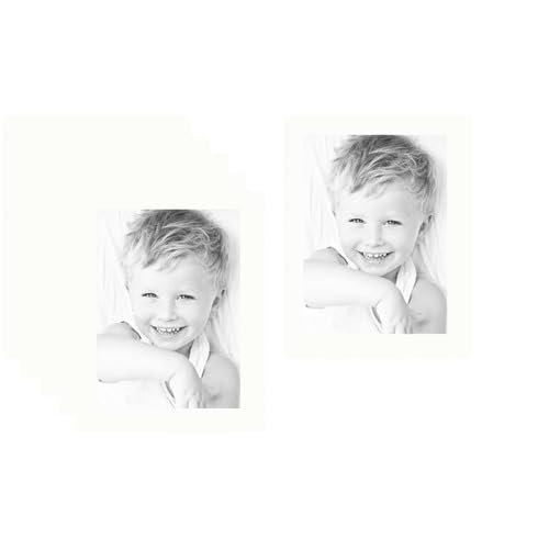 ArtToFrames 12.5x18 Fabric White/Fabric White Custom Mat for Picture Frame with 8.5x14 opening size (Mat Only, Frame NOT Included)