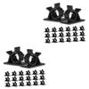 DOITOOL 100pcs Cable Clip Wire Cord Clip Self-Adhesive Clamp Cable Organizer Adhesive Wire Manager view 1