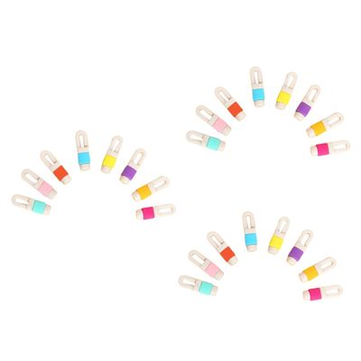 DOITOOL 24pcs Earbud Strap Organizer and Headphone Cable Winder Hub for Cords for Travel Work and Home Use Random Colors