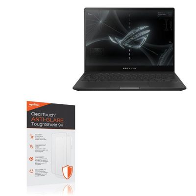 BoxWave Screen Protector Compatible with ASUS ROG Flow X13 (GV301) - ClearTouch Anti-Glare ToughShield 9H (2-Pack), Anti-Glare 9H Tough Flexible Film Screen Protector