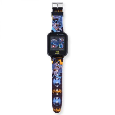 Accutime Batman Swinging into Action Kid's Interactive Smart Watch, Black