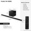 Samsung S800D 3.1.2ch Soundbar w/Wireless Dolby Atmos, HW-S800D/ZA (2024) (Renewed) view 2