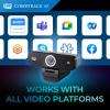 1080P Webcam with Microphone Full HD USB Web Camera with Adjustable View Angle, Noise Cancellation, Plug & Play Compatibility, Perfect for Zoom, Skype, Teams, Conferencing, and Content Creation view 2