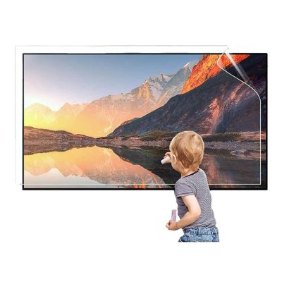 32-75 Inch Monitors Anti Glare Screen Protector Anti-Fingerprint Film/Anti-Reflection/Anti-Blue Light Filter Material Screen Filter For Tv Desktop Computer (Matte Version 875X483Mm)