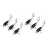 Vaguelly 6pcs Street Lamp Post Night Light Outdoor Pole Light Fixture Mini Buildings Block Toy Decor view 1
