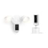 Ring Pan-Tilt Indoor Cam, White with Ring Floodlight Cam Wired Plus, White view 1