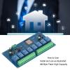 LOCADENCE 8 Channel Relay Module, DC 5~30V 8 Circuit Relay Shield Module with Large Capacity 4M Byte Flash for ESP32 Secondary Development Learning view 3