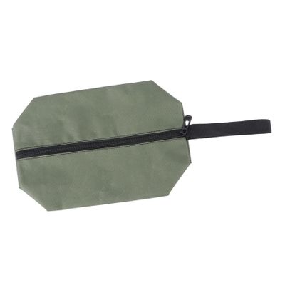 Yardenfun 1pc Zipper Tool Bag Organizer Pouch for Hardware Small Parts Versatile Storage Army Green for Home Travel