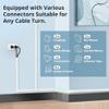 Cord Covers for Wires on Wall Extra-Long, 13.12ft TV Cord Hider Kit, Paintable Cable Management Concealer, White Cord Raceway Channel, 4 x L39in x W0.95in x H0.55in view 4