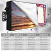 FALABON88 Outdoor TV Cover 75 Inch, Weatherproof Waterproof 4th of July American Flag Outside TV Covers with Zipper Flap, Patriotic Love 600D TV Enclosure Protector for Outside Flat Screen TV view 2