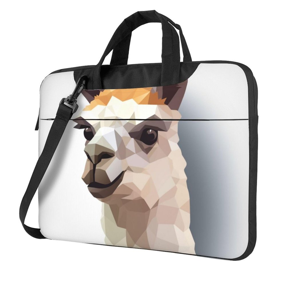 Laptop Shoulder Bag Messenger Bag for Men Women Alpaca avatar Laptop Bag Computer Bag