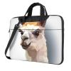 Laptop Shoulder Bag Messenger Bag for Men Women Alpaca avatar Laptop Bag Computer Bag view 1