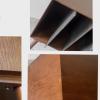 JCHENGS Record Player Stand,Turntable Stand Holds About 100 Albums,Mid-Century Vinyl Storage Cabinet Table with Wood Legs,Record Player Holder Dispaly Shelf for Living Room (Black Walnut) view 4