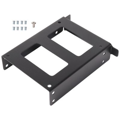 Srutueo PCI Slot 2.5Inch IDE/SATA/SSD/HDD Rear Panel Mount Bracket Hard Drive Adapter Tray with Half-Height Profile Bracket, Black, 500011873A2