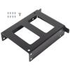 Srutueo PCI Slot 2.5Inch IDE/SATA/SSD/HDD Rear Panel Mount Bracket Hard Drive Adapter Tray with Half-Height Profile Bracket, Black, 500011873A2 view 1