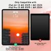 bersem 2 Pack New Paperfeel Screen Protector for iPad Air 13 Inch M3 2025 / M2 2024 & iPad Pro 13 Inch M5 2025 / M4 2024, Matte PET Film for Writing, Anti-Glare, Easy Installation, Case Friendly view 2