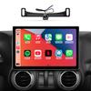 11.5 Inch 8core Car Radio Stereo Upgrade Replacement for Jeep Wrangler JK Compass Grand Cherokee Dodge ram with Android12/Carplay/android auto/5G WiFi/HD Touchscreen/GPS Navigation/HD Backup Camera view 1