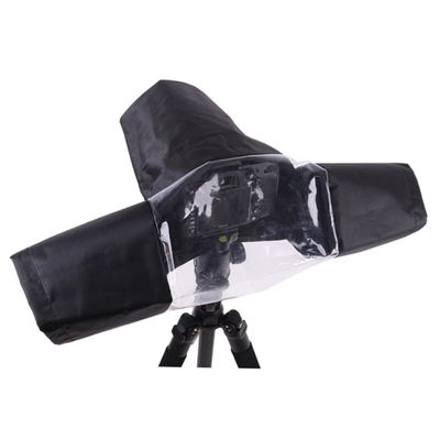 Homoyoyo 1pc Camera Rain Cover Protective Sleeve for Dslrs Middle Long Lens Shield Zipper for Rainy Weather and Harsh Conditions Fits Tripod for Enhanced Protection