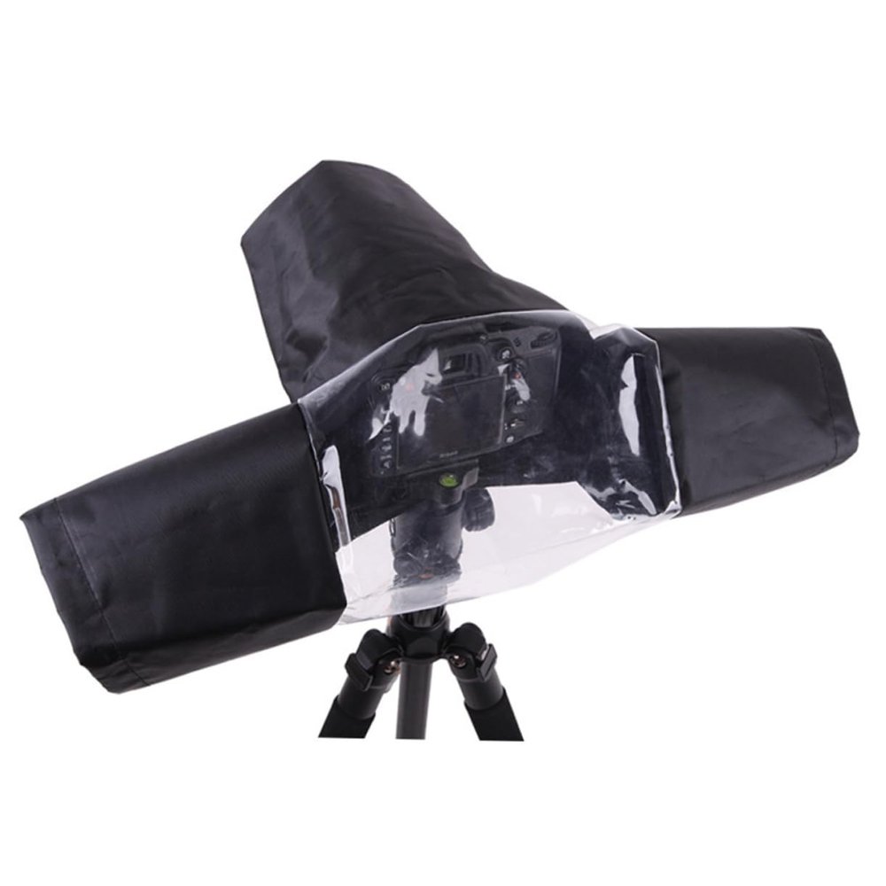 Homoyoyo 1pc Camera Rain Cover Protective Sleeve for Dslrs Middle Long Lens Shield Zipper for Rainy Weather and Harsh Conditions Fits Tripod for Enhanced Protection