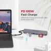 Gigastone [4K HDMI USB C Hub] 7-in-1 Multiport Adapter with PD 100W Thunderbolt Docking Station view 4