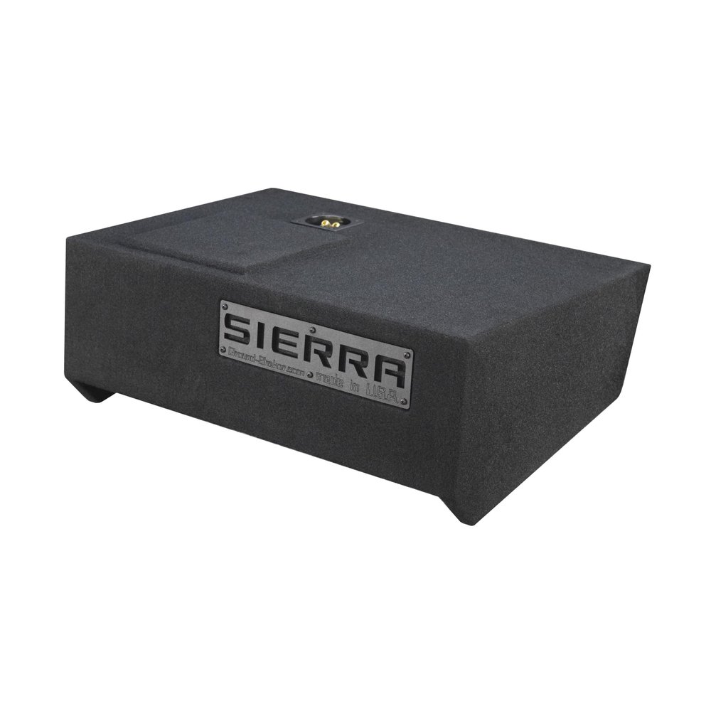 DirectNine Basics 2019-2024 Sierra Double Cab 10"" Sub Box Subwoofer Enclosure TW3