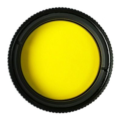 AMNOUR PVS14 Night Vision Eyepiece Filter Brown Purple Orange Eyepiece Lens Sacrificial Window Protector Cover Suitable for 30mm Lens (Color : Yellow)
