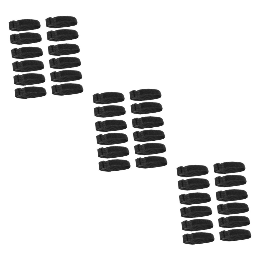 Angoily 36pcs under Desk Cable Management Reusable Cable Straps Buckles Straps for Cord Wrap