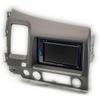 Gadpiparty Double Din Car Stereo Frame Bezel Kit for Durable Installation Dash Panel for Easy Mounting of DVD Player and Navigation System view 2