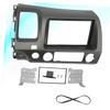 Gadpiparty Double Din Car Stereo Frame Bezel Kit for Durable Installation Dash Panel for Easy Mounting of DVD Player and Navigation System view 3