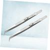 NOLITOY 6pcs Thickened Pointed Tweezers Kit Steel Tweezers Set Multifunctional for Manicure Jewelry Diy Repair view 4