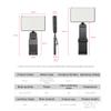 Andoer Video Conference Lighting Bi-Color LED Light Portable Vlog Light 120pc Beads CRI95 2500K-9000K Color Temperature Mini Photography Lamp with Light Stand for Online Meeting Live Streaming Selfie view 3