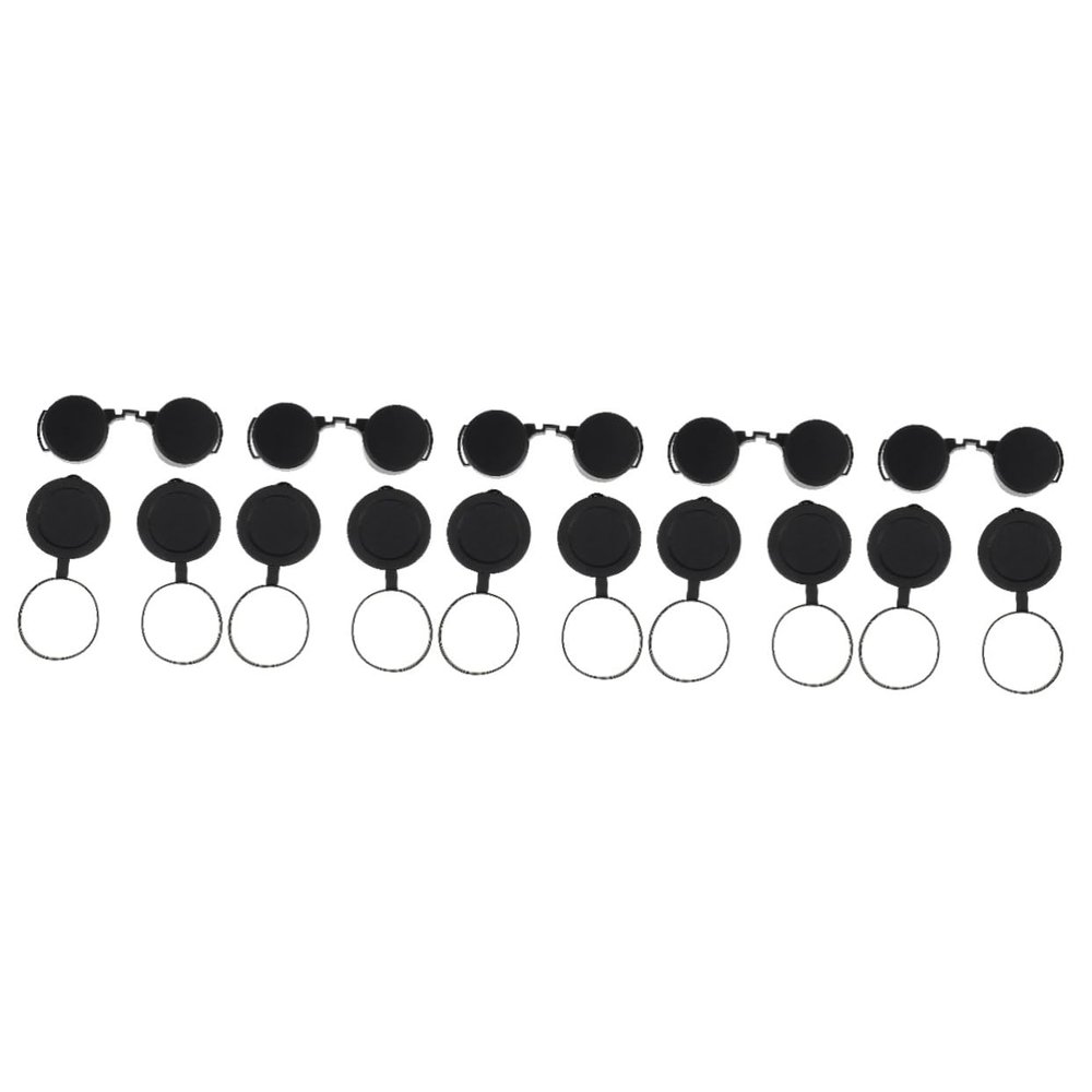 Angoily 15pcs Rubber Eyepiece and Objective Lens Covers for Binoculars and Monoculars Scratch for Telescope Accessories Easy to Install and Remove