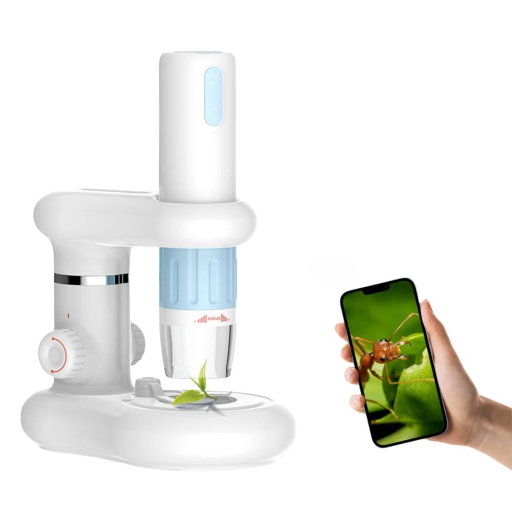 Electron Microscope - HD Imaging, WiFi connectivity, 1000x Magnification - Ideal for Scientific Exploration, Education and hobbyists