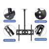 Ceiling TV Mount, Adjustable Swivel Ceiling Mount for Most 32-60 Inch TVs, Max 400x400mm, Expansion Screw Fixing (Color : 2.5-3m) (2.5) view 3