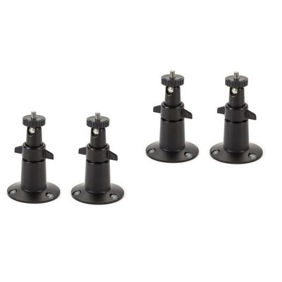 Angoily 4pcs Indoor Outdoor Security Camera Bracket CCTV Camera Stand Easy Install Wall Mount for