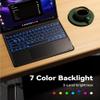 GreenLaw Galaxy Tab S9 Plus Keyboard Case, 7-Color Backlit, Smart Touchpad, Magnetic Detachable Keyboard Case with S Pen Holder for Samsung Galaxy Tab S9+ Plus (SM-X810/X816B/X818U) Black view 3