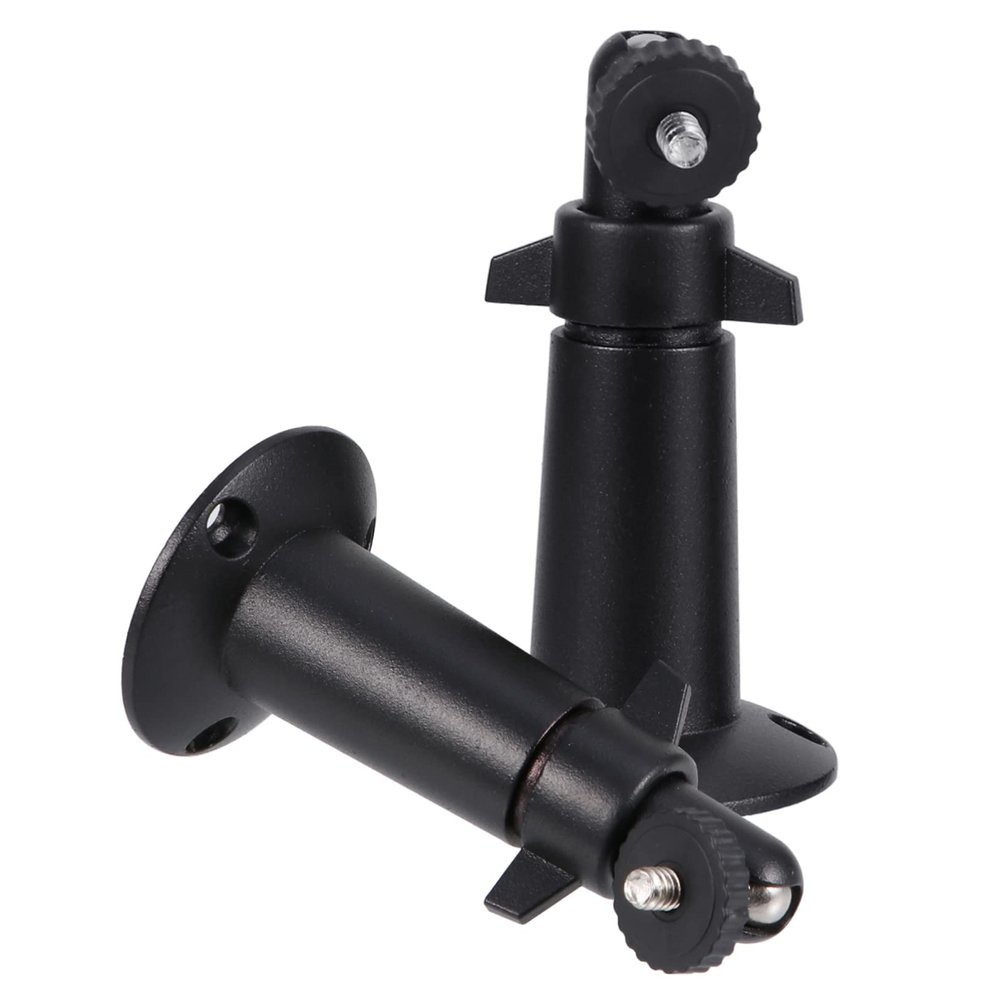 Homoyoyo 2pcs Security Mount Brackets Swivel Tilt for Use Wall Ceiling Bracket for Systems
