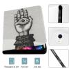 Evil Eye Hand Case for iPad iPad Mini 5/4/3/2/1(7.9- Inch) iPad Mini 6 (8.3-inch, 2021) with Pencil Holder, Protective Case with Soft TPU Back, Auto Sleep/Wake Cover view 3