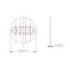 AMNOUR Lens Infrared Sensing 45  Sensing Angle 30M Distance PIR Lens high Sensitivity Human Infrared Sensing (Color : 1000 pcs, Size : 22MM_18MM) view 3