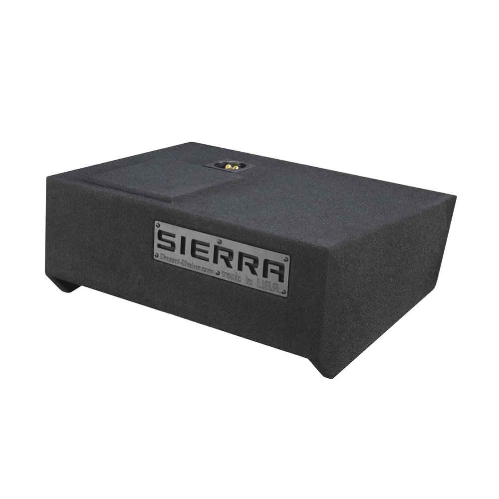 2019-2024 Sierra Crew Cab 12" Sub Box Subwoofer Enclosure TW3