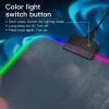 NFMILI Marine Life RGB Mousepad Led Mouse Pad, Large Gaming Mouse Pad, Large Led Keyboard Pad 15 Light Modes view 2