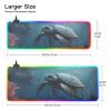 NFMILI Marine Life RGB Mousepad Led Mouse Pad, Large Gaming Mouse Pad, Large Led Keyboard Pad 15 Light Modes view 3
