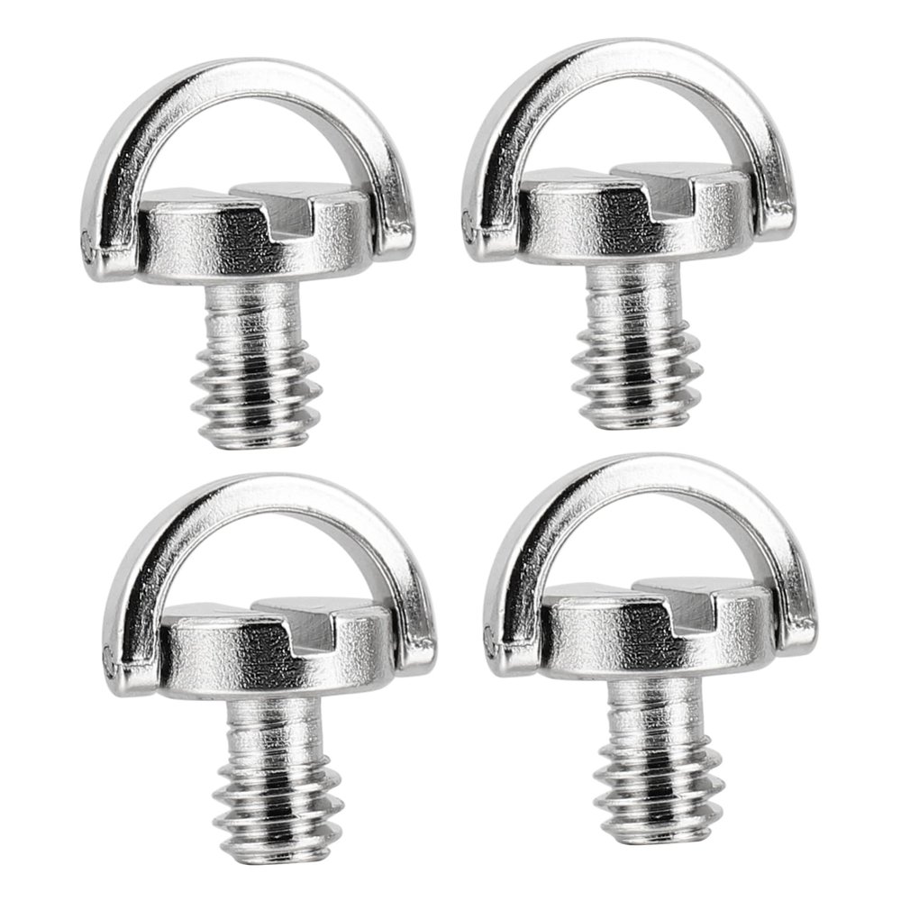 Homoyoyo 4pcs Camera Screw Tripod Screws for Quick Release Plate Design for Secure Mounting of Cameras and Accessories