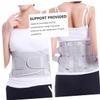 FOMIYES Breathable Waist Support Belt Plate for Lumbar Brace Therapy Gray s Reduces Spinal Pressure Easy to Wear Design for Back view 4