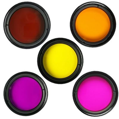 AMNOUR PVS14 Night Vision Eyepiece Filter Brown Purple Orange Eyepiece Lens Sacrificial Window Protector Cover Suitable for 30mm Lens (Color : Multi), JTSF9648